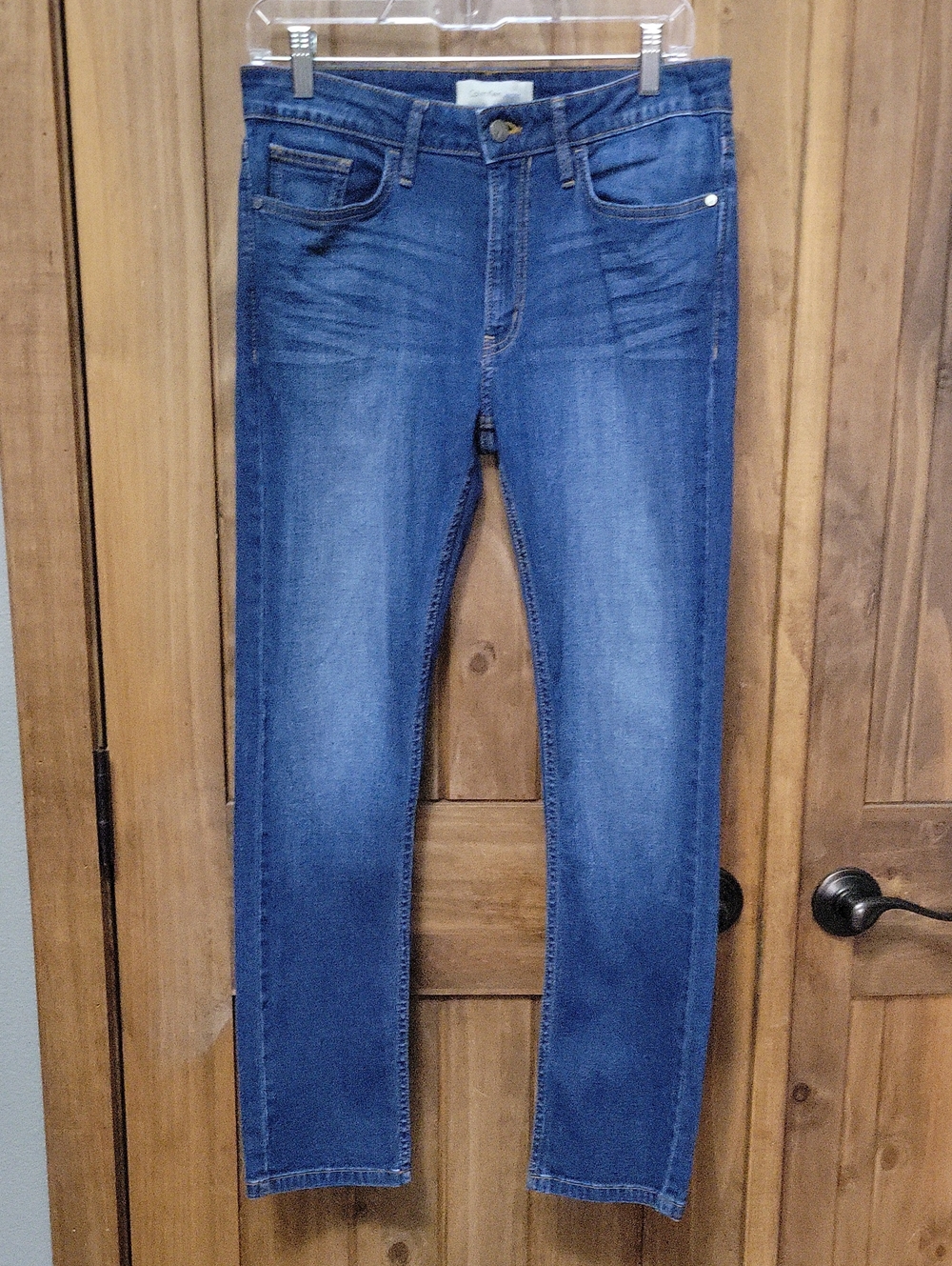 Classic Womens Blue Denim Jeans